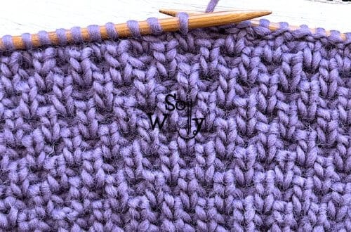 How to knit the Broken Brioche Rib stitch pattern
