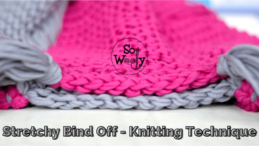 Stretchy Bind Off Knitting Technique step by step