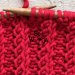 How to knit a One-row stitch pattern for scarves