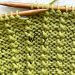 How to knit the Shadow stitch in two rows only