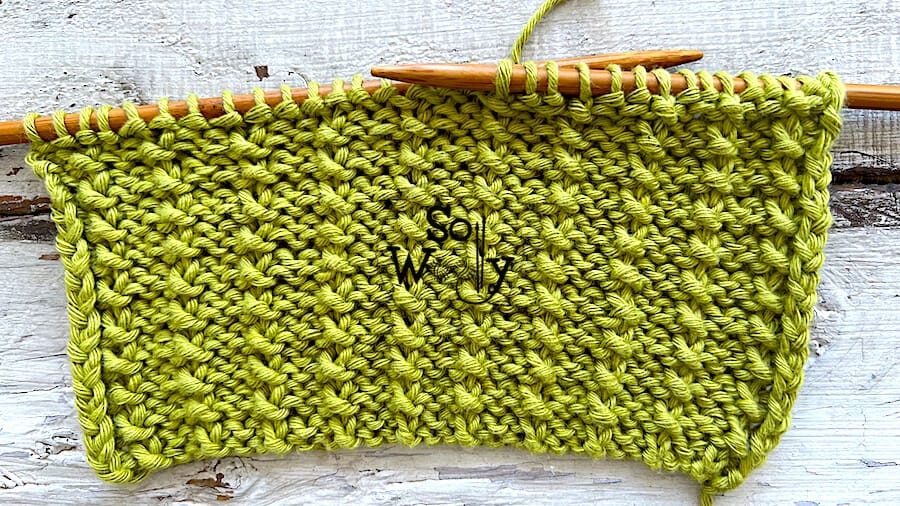 How to knit the Shadow stitch pattern for beginners. So Woolly.
