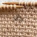 How to knit the Woven stitch pattern