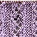 How to knit the Zig-Zag Lace 2 stitch pattern