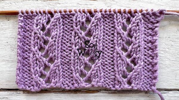 How to knit the Zig-Zag Lace #2 stitch pattern)