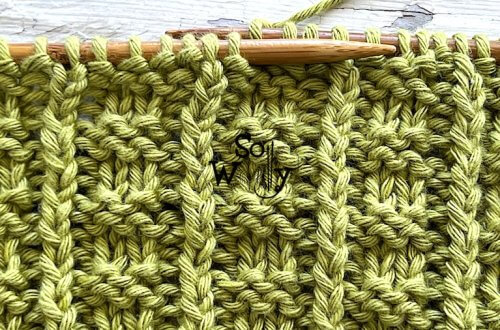 How to knit the Sailor's Rib stitch pattern