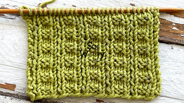 How to knit the Sailor's Rib stitch pattern (only 4 rows)