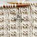 How to knit the Checkered Rib stitch pattern