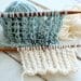 How to knit the Two-row repeat lace stitch pattern