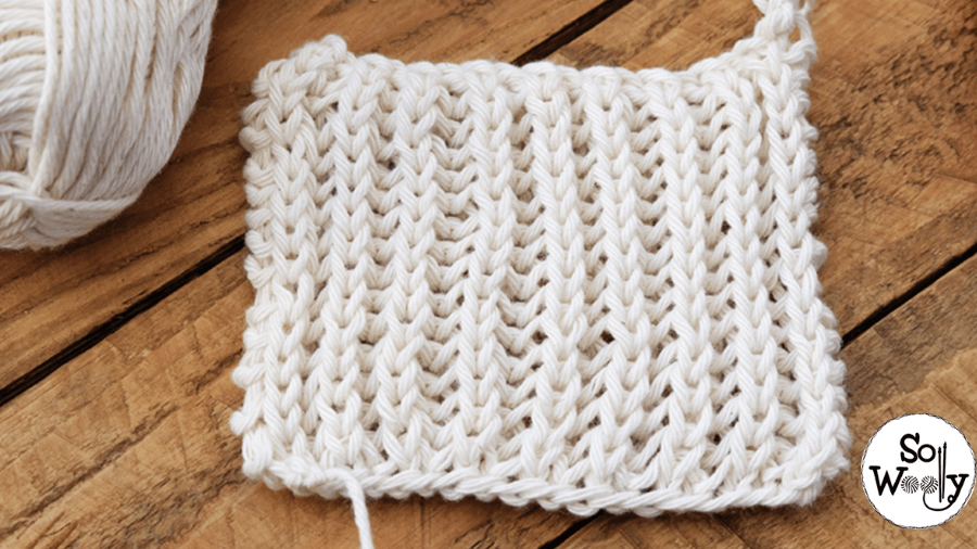 Brioche stitch knitting pattern step by step