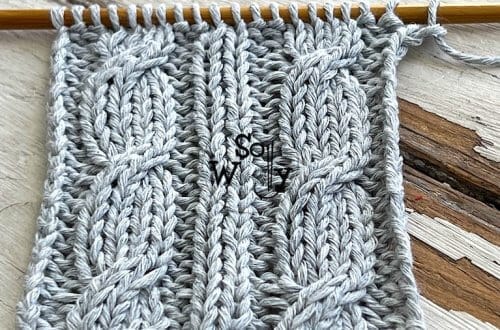 How to knit Twisted Twin Cables step by step