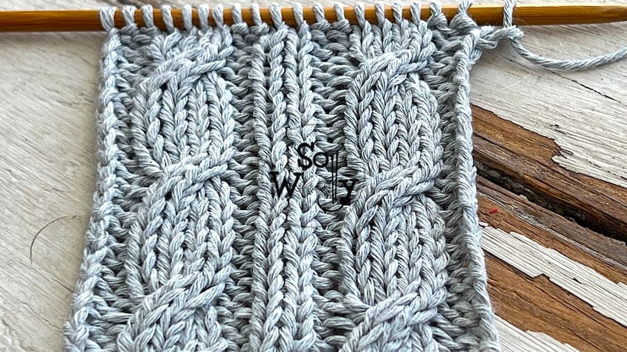 How to knit Twisted Twin Cables step by step