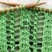How to knit the Openwork Ladders stitch pattern