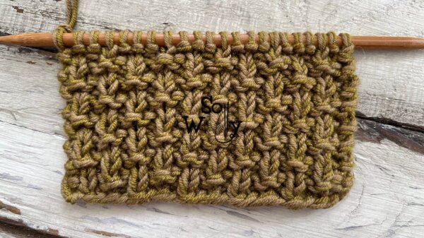 How to knit a stitch pattern for edges (with knit and purl