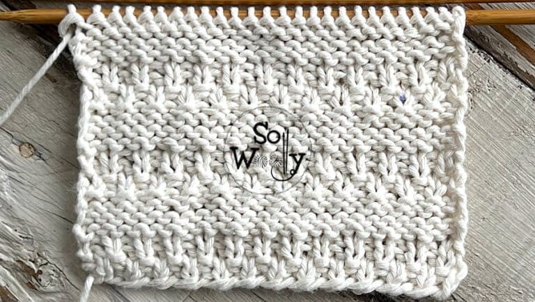 How To Knit A Super Easy Knit And Purl Stitch Pattern