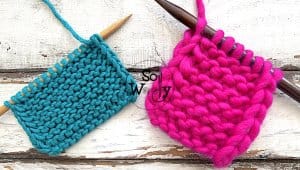 How to knit chained edges a simple technique