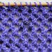 How to knit the easiest Lattice stitch in just four rows