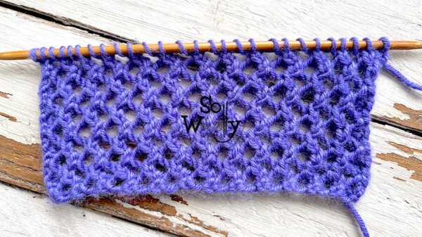 How to knit the easiest Lattice stitch I've eve seen... ever