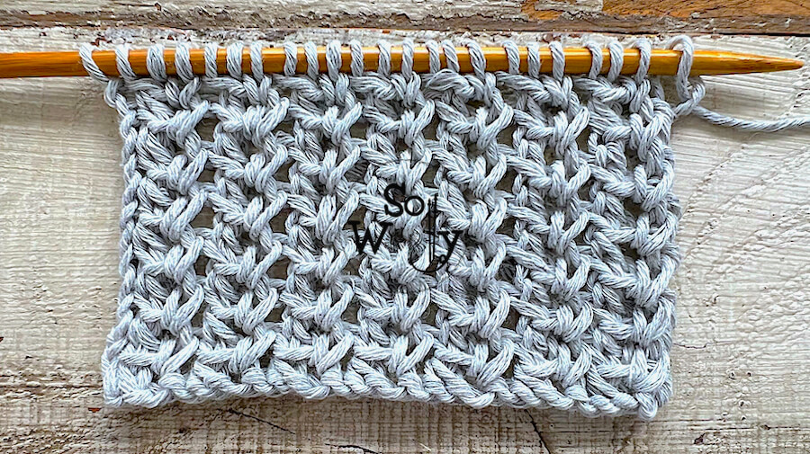 How to knit a gorgeous lace stitch pattern and tutorial. So Woolly.