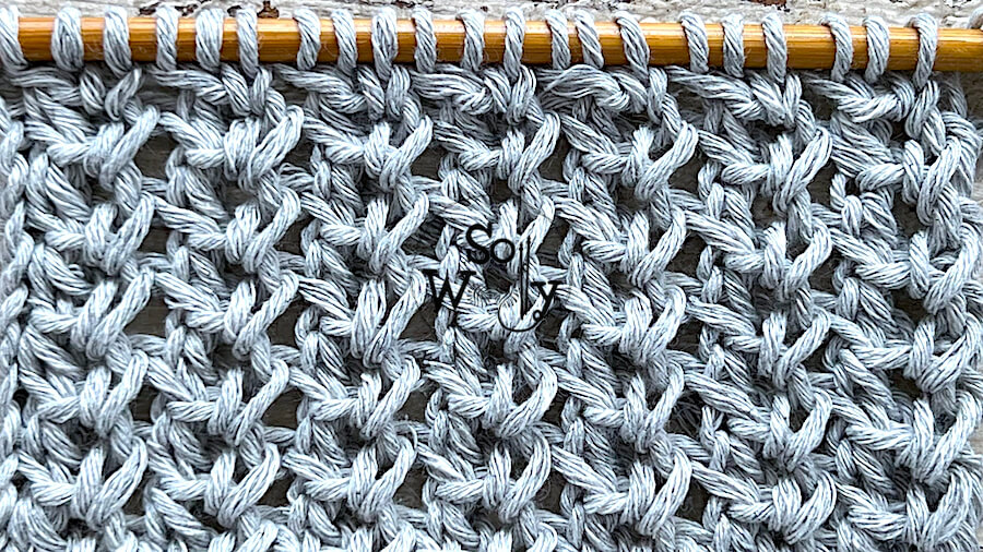 How to knit one of the most gorgeous lace stitches I've seen