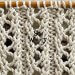 How to knit the Lace Columns stitch pattern for scarves