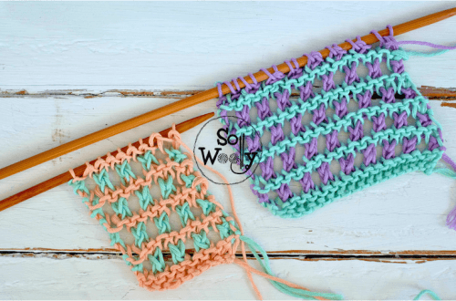 How to knit a super easy lace stitch for beginners
