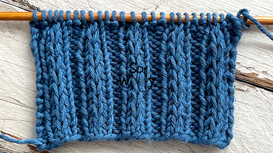 How to knit a very special Rib stitch pattern and video tutorial. So Woolly.