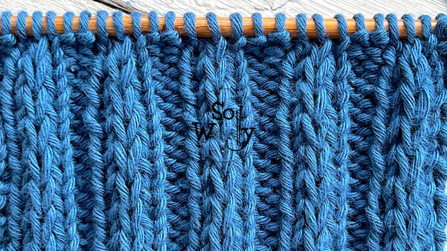 Double Sided Knit Ribbing - Reversible Knitting With Rib 