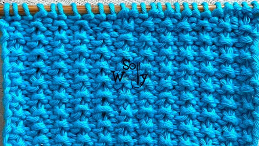 DOUBLE WOVEN RIB STITCH for Beginners (Best Beginner Knit Stitches