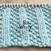 How to knit the Moss Rib stitch two rows only
