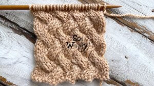 How to knit the amazing Wicker stitch (free pattern and video tutorial)