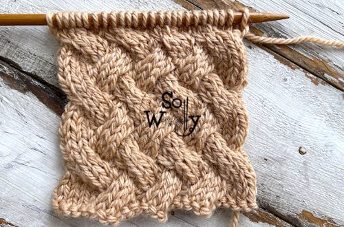How to knit the amazing Wicker stitch (free pattern and video tutorial)