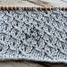How to knit the Chestnut stitch pattern 4 rows only