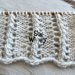 How to knit the Eyelet Ridges stitch pattern