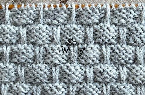 How to knit the Textured Ribbons stitch pattern