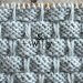 How to knit the Textured Ribbons stitch pattern