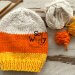 How to knit a Candy Corn Hat for the whole family