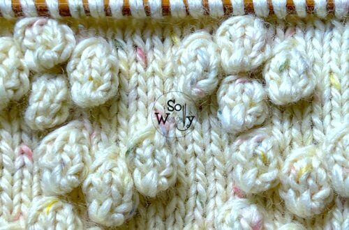 How to knit pretty Bubbles or a bunch of bubbles