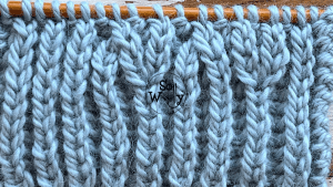 How to do Double Increases Decreases in Fisherman's Rib stitch