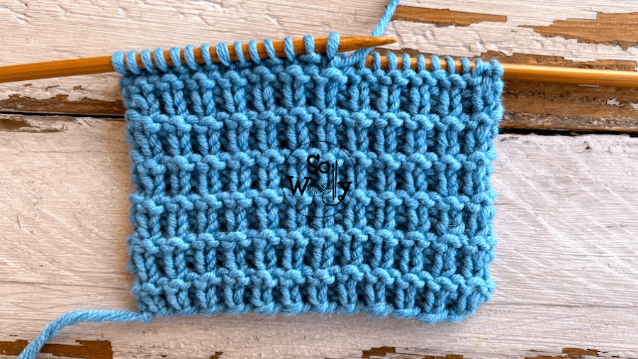 How to knit the Hurdle stitch pattern (identical on both sides and lays flat). So Woolly.