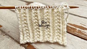 How to knit a beautiful ribbing step by step So Woolly