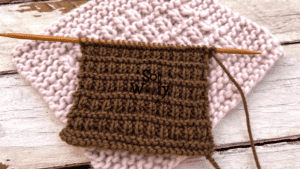 Vintage Knit and Purl Stitch Pattern that doesn't curl. So Woolly