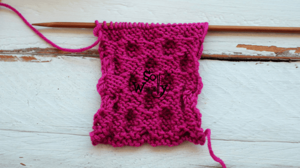 How to Knit the Wasp Nest Stitch: Free Pattern + Video