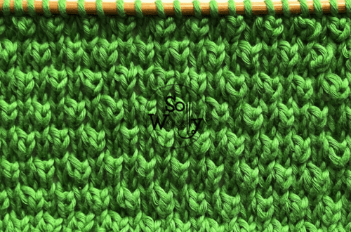 Alternating Slip Stitch Knitting Pattern