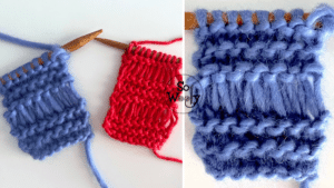 Openwork Garter Stitch Knitting Pattern