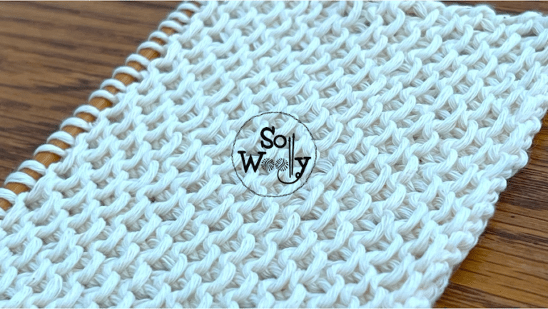 Slip Stitch Honeycomb Knit So Woolly Slip Stitch Honeycomb Knit So Woolly