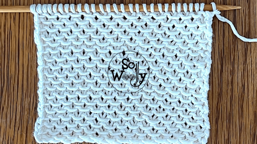 Slip Stitch Honeycomb Knit