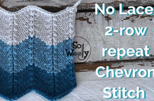 Chevron Stitch Knitting Pattern