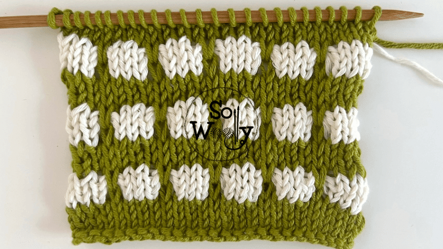 Pop Spots Knit Stitch