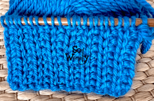 No-Purling Rib Knit Stitch