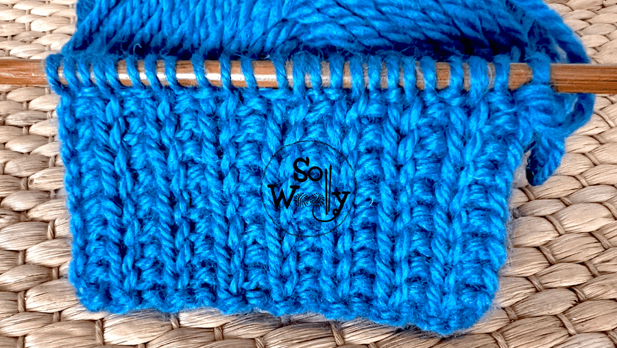 No-Purling Rib Knit Stitch